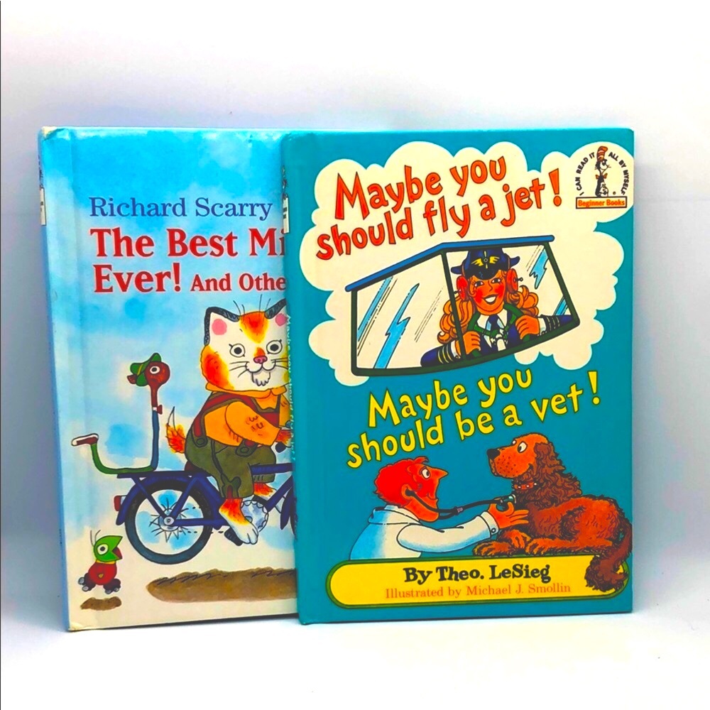 Vintage Hardcover Children’s Books - Theo LeSieg & Richard Scarry